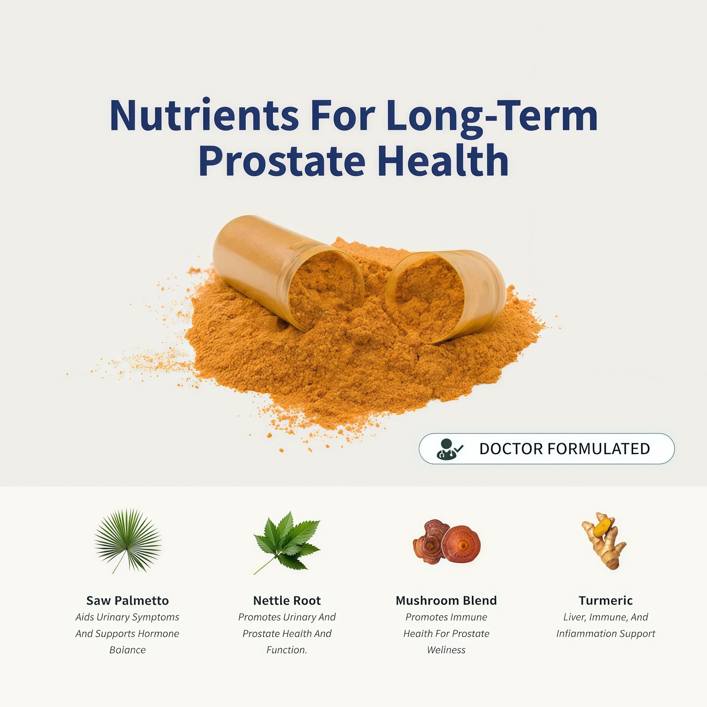 Snap Supplements Prostate Health Supplement - Supports Male Urinary Tract Health, 90 Vegetarian Capsules (30 Servings, 1 Month Supply)