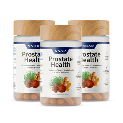 Snap Supplements Prostate Health Supplement - Supports Male Urinary Tract Health, 90 Vegetarian Capsules (30 Servings, 1 Month Supply)